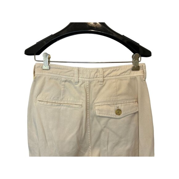 FRAME High-Rise Casual Pants Cream Color 4 Pockets Size 2 - Picture 7 of 10